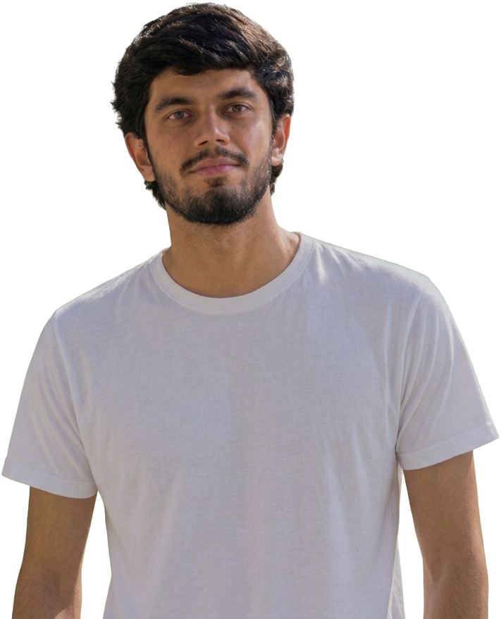 Portrait of Moiz Uqaili